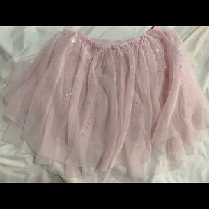 Girls Size M Sparkle Skirt with Built in Shorts